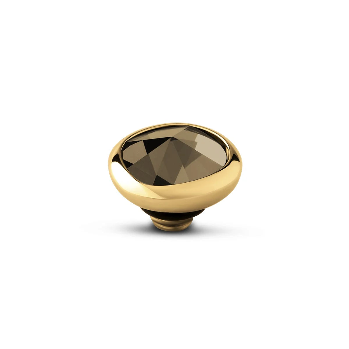 Melano - Steen Twisted Cloud 9mm Champagne Goud/Zilver
