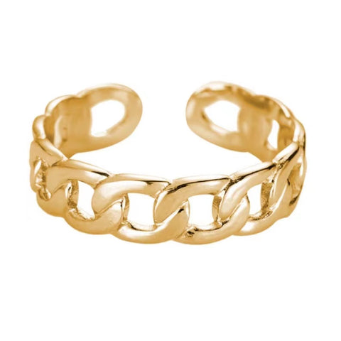 Dotti Love - Ring Gold Lock Chain