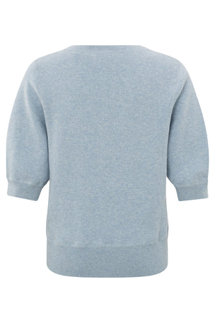YAYA - Trui Soft Sweater Xenon Blue Melange