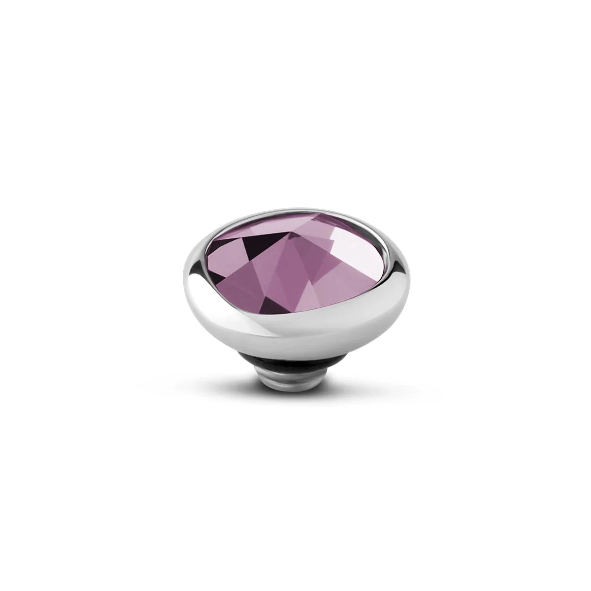 Melano - Steen Twisted Cloud 9mm Fuchsia Goud/Zilver