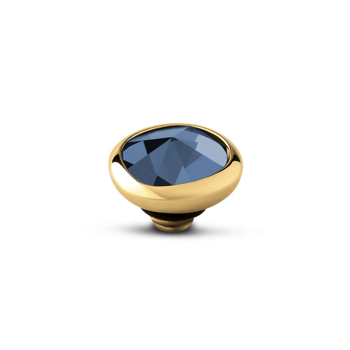 Melano - Steen Twisted Cloud 7mm Montana Blue Goud/Zilver