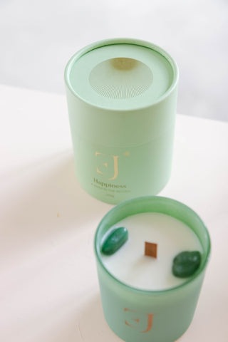 ExcluJess - Crystal Candle Aventurine Happiness
