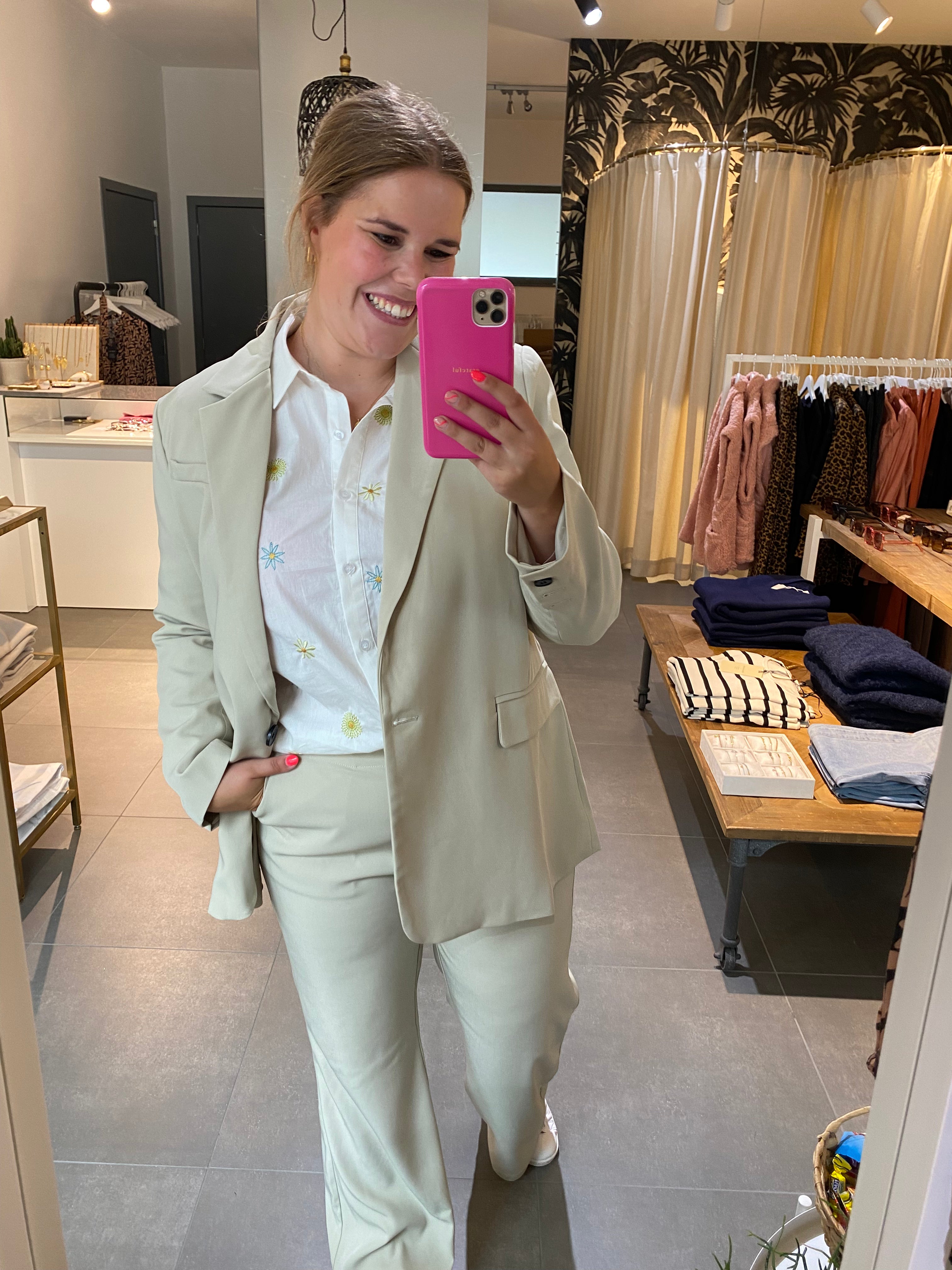 Ydence - Blazer Maisie Grey Green