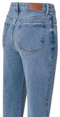 YAYA - Broek High Waist Jeans Straight Light Blue Denim