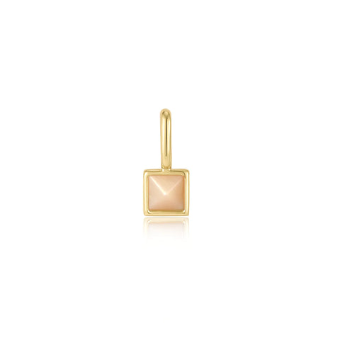 Ania Haie - POP CHARMS Bedel voor Armband of ketting - Mother of Pearl Gold