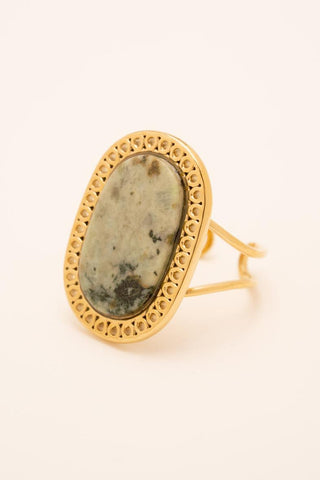 Ring - Ambroise Gold Wasabi Green