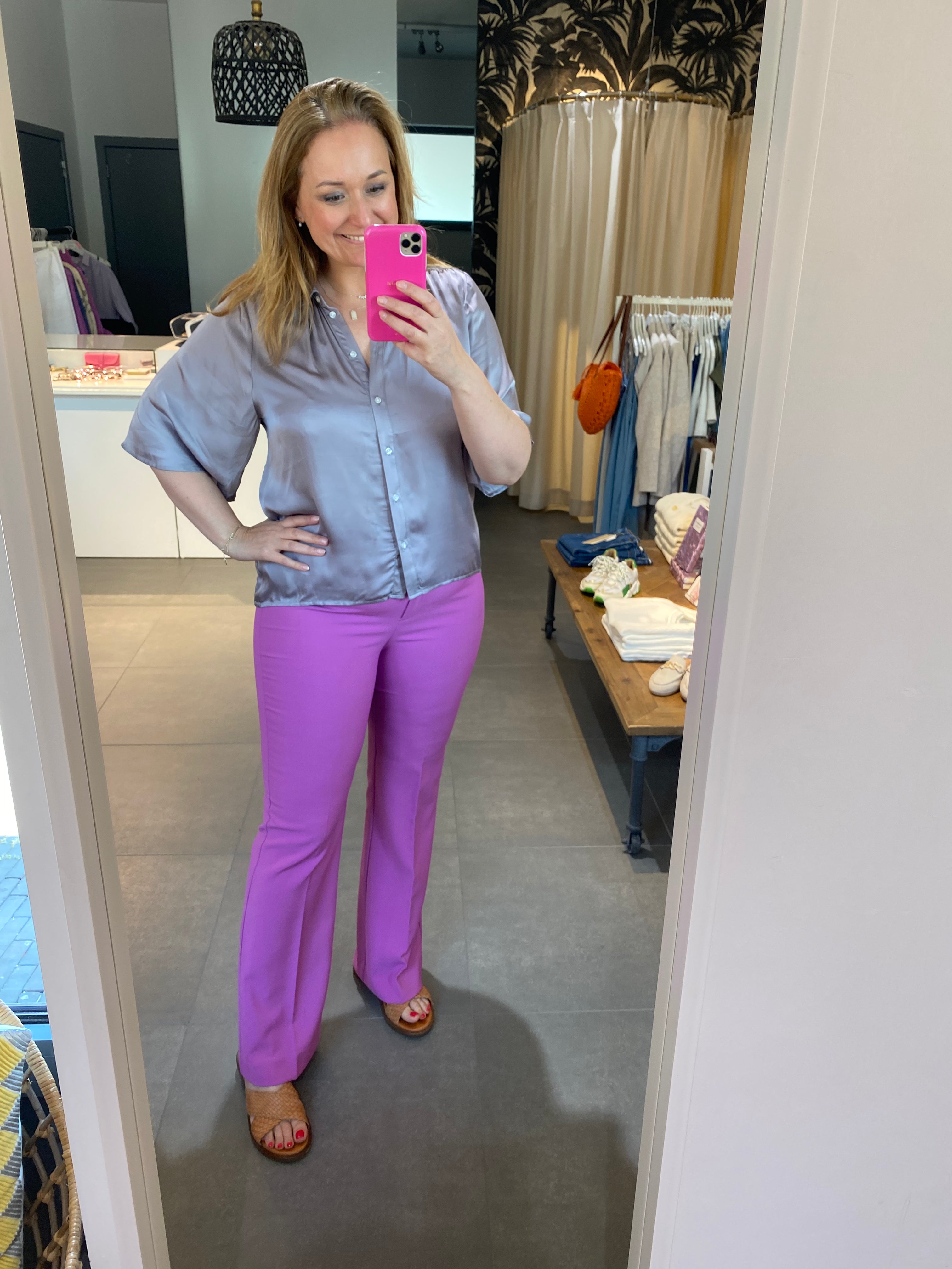 Soaked in Luxury - Blouse Hela Shirt Studio Zinc Grey