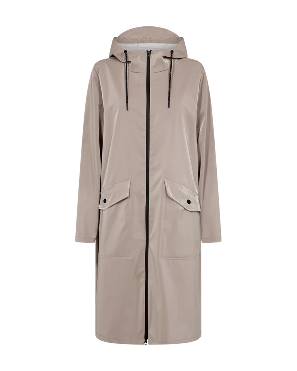 Freequent - Jas Novel Rain Jacket Simply Taupe
