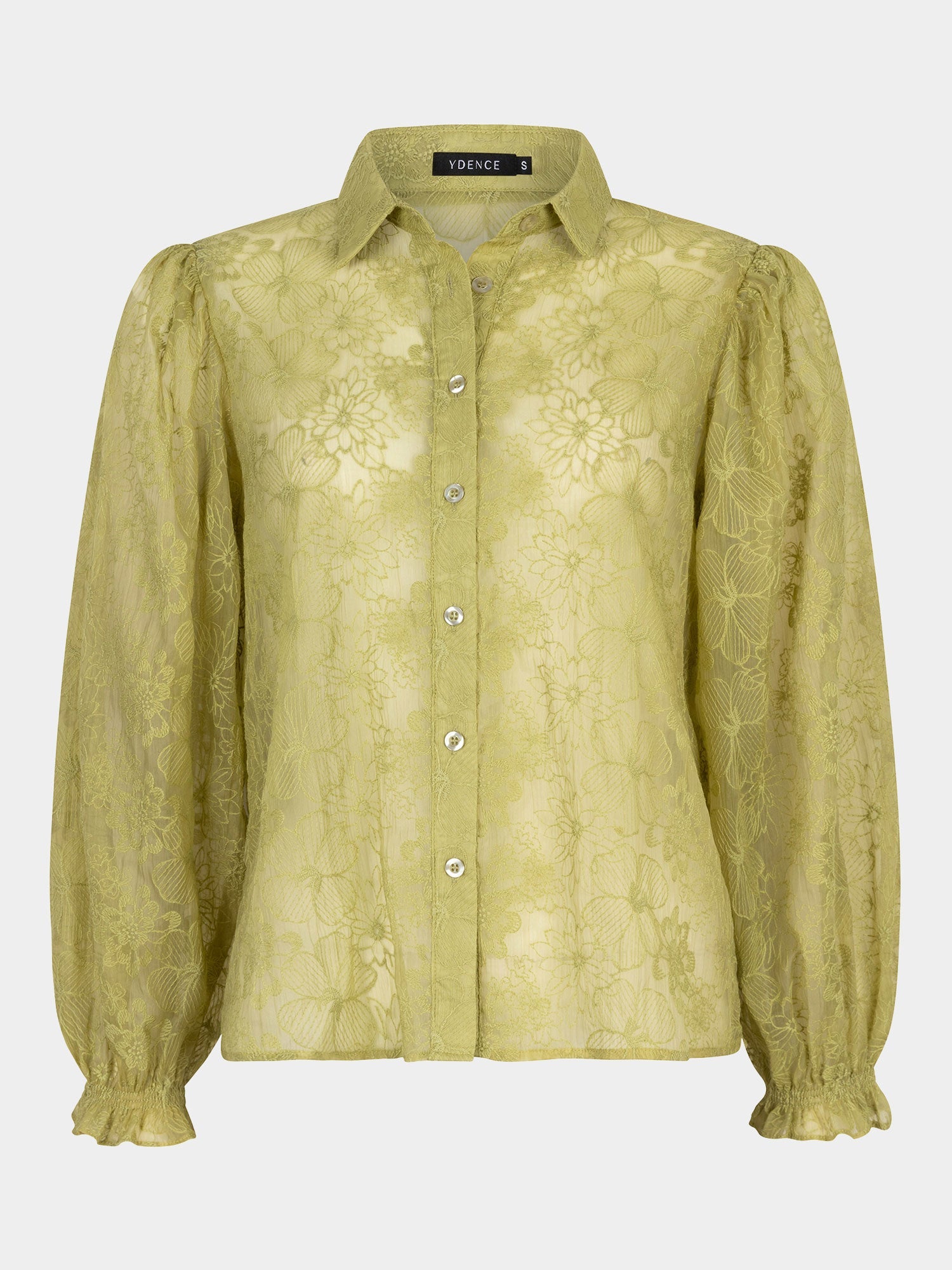 Ydence - Blouse Maura Olive Green - Luxedy