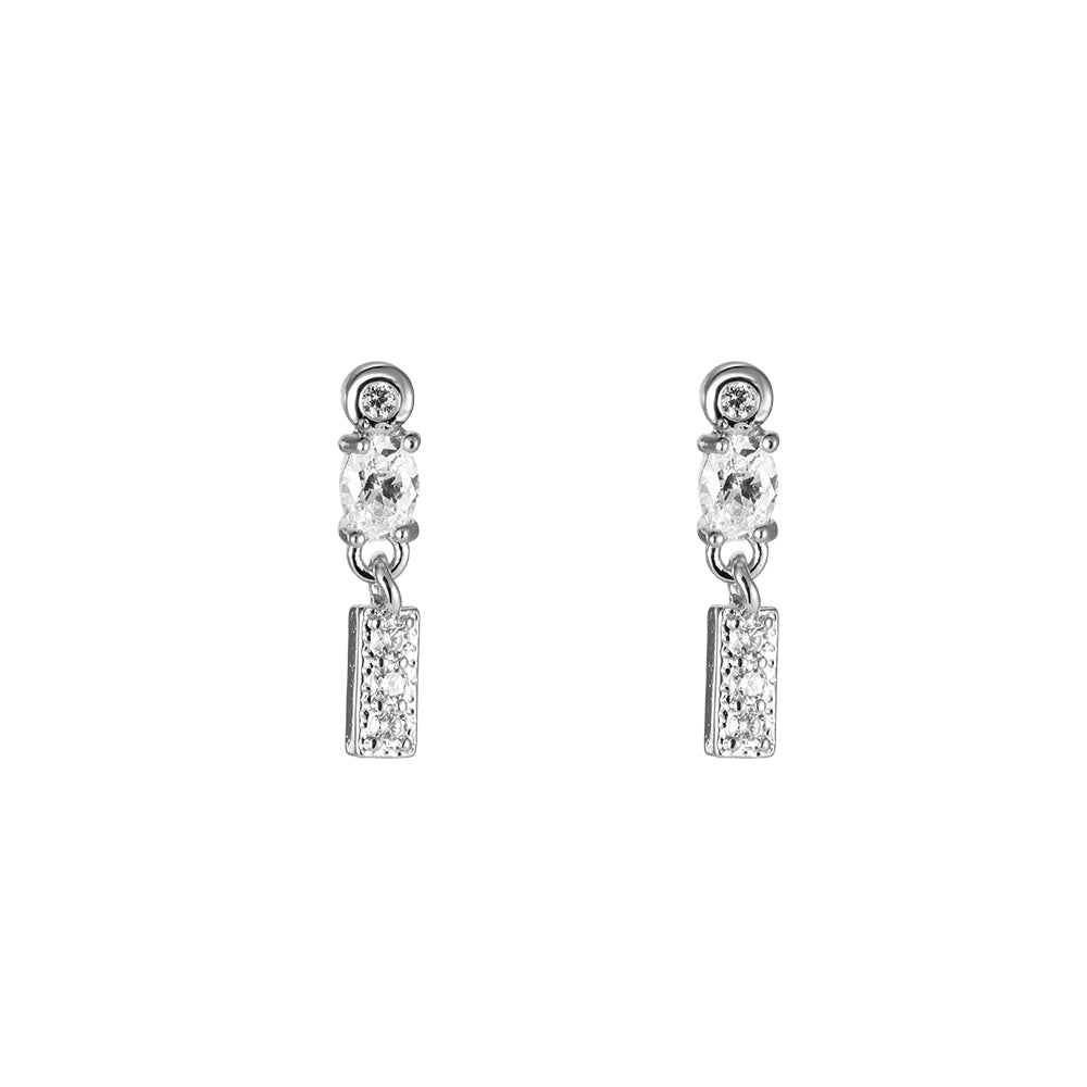 Dotti Love - Oorbellen Mini Silver Liliana Diamonds