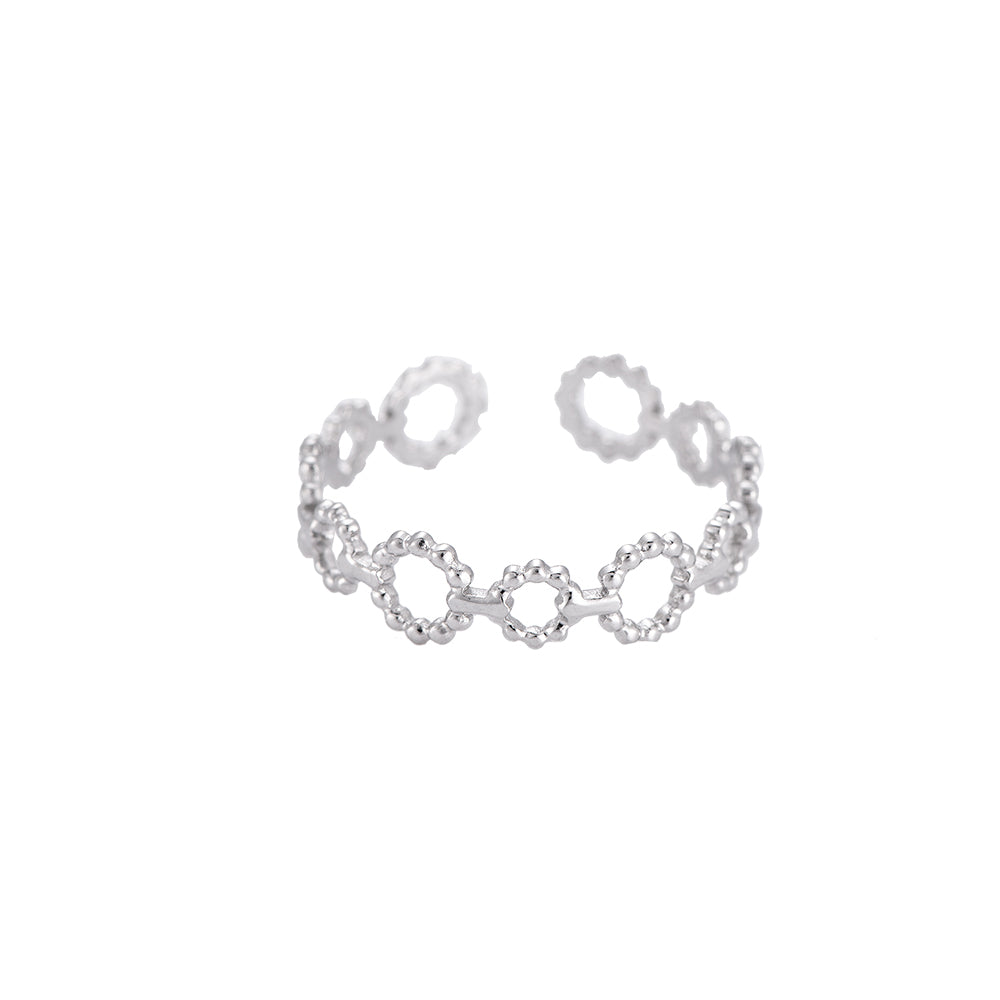Dotti Love - Ring Silver Cute Small Circles