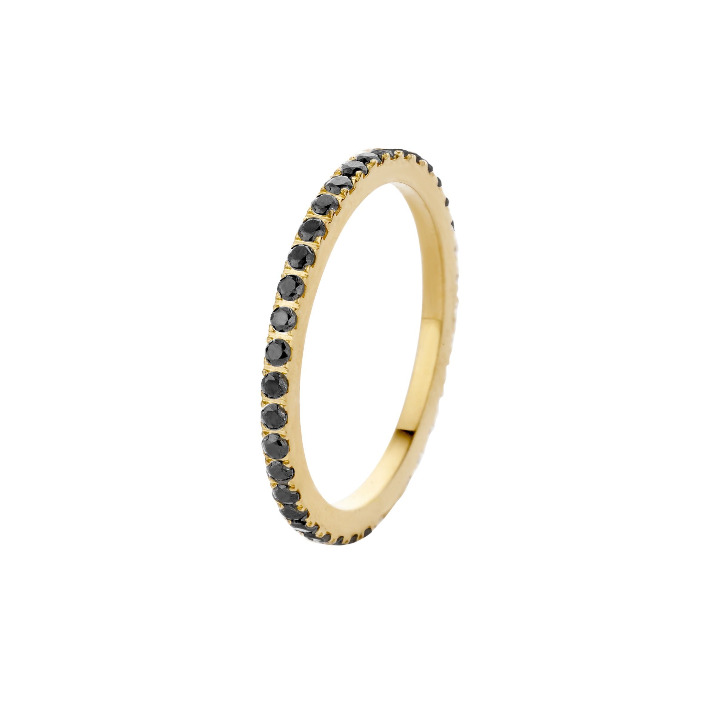 Melano - Ring Sadé Goud / Zwart - Luxedy