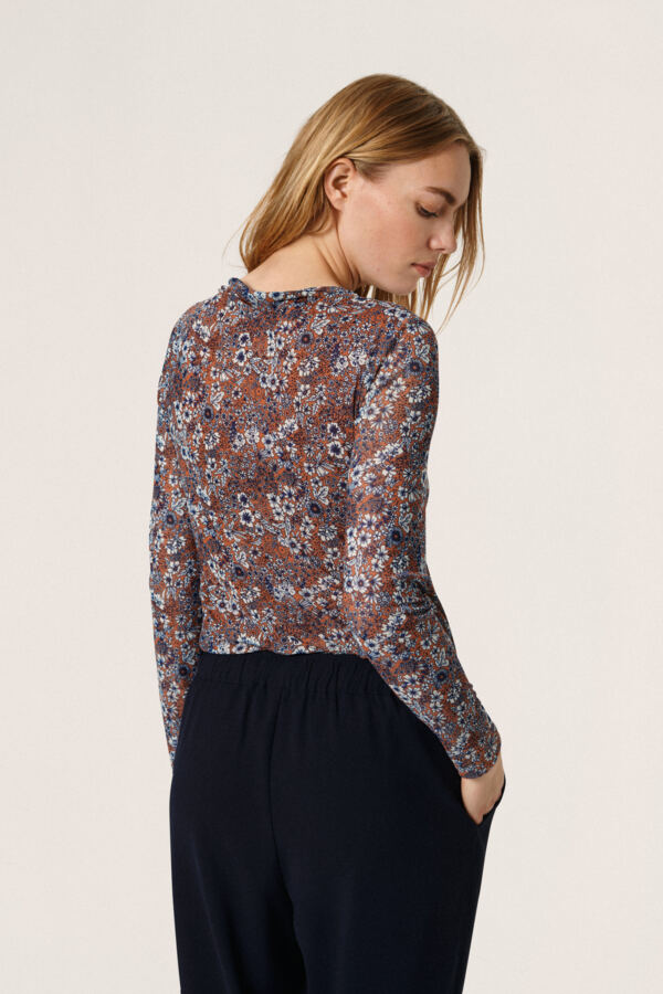 Soaked in Luxury - Shirt Briley Amber Brown Flor