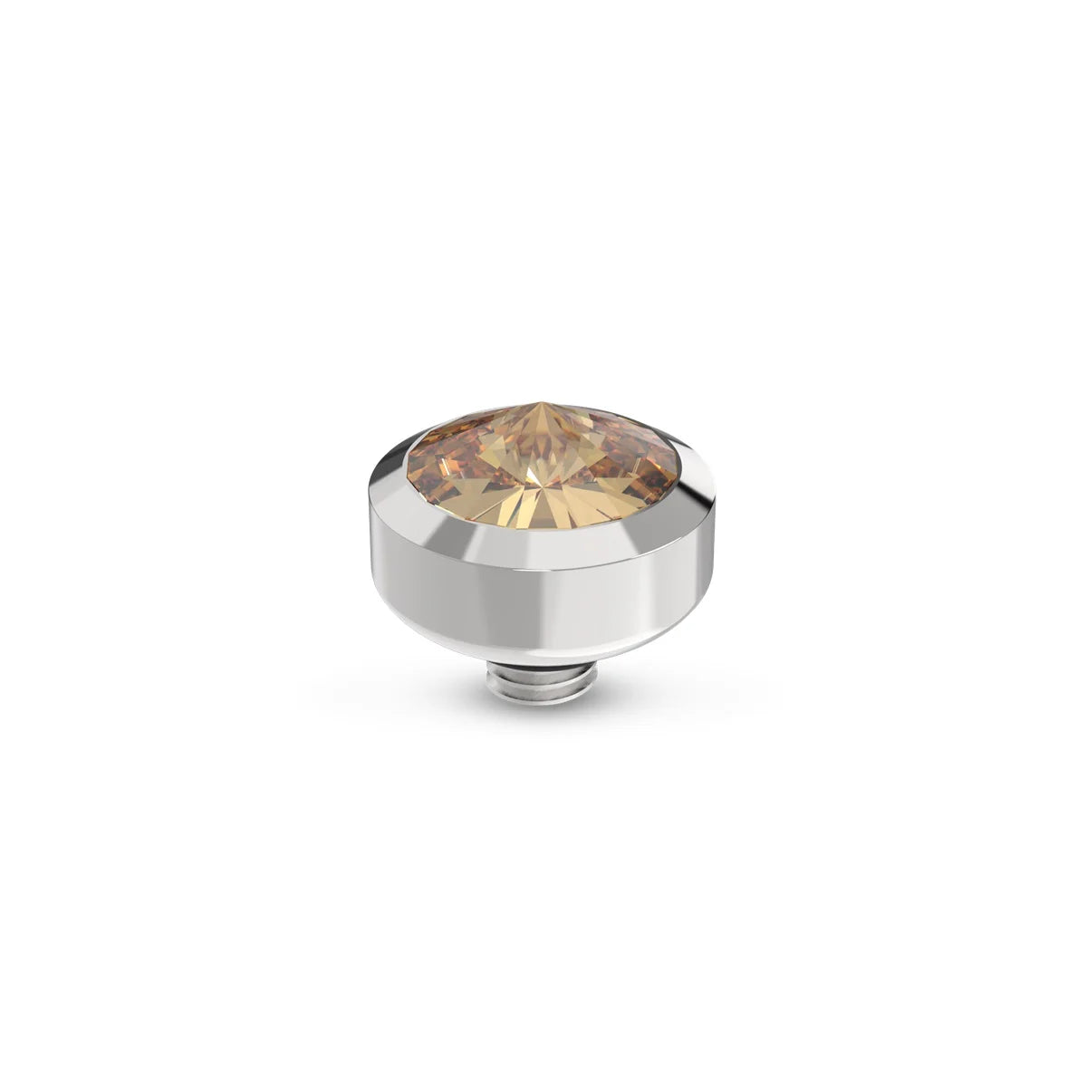Melano - Steen Twisted Glossy Light Peach Goud/Zilver
