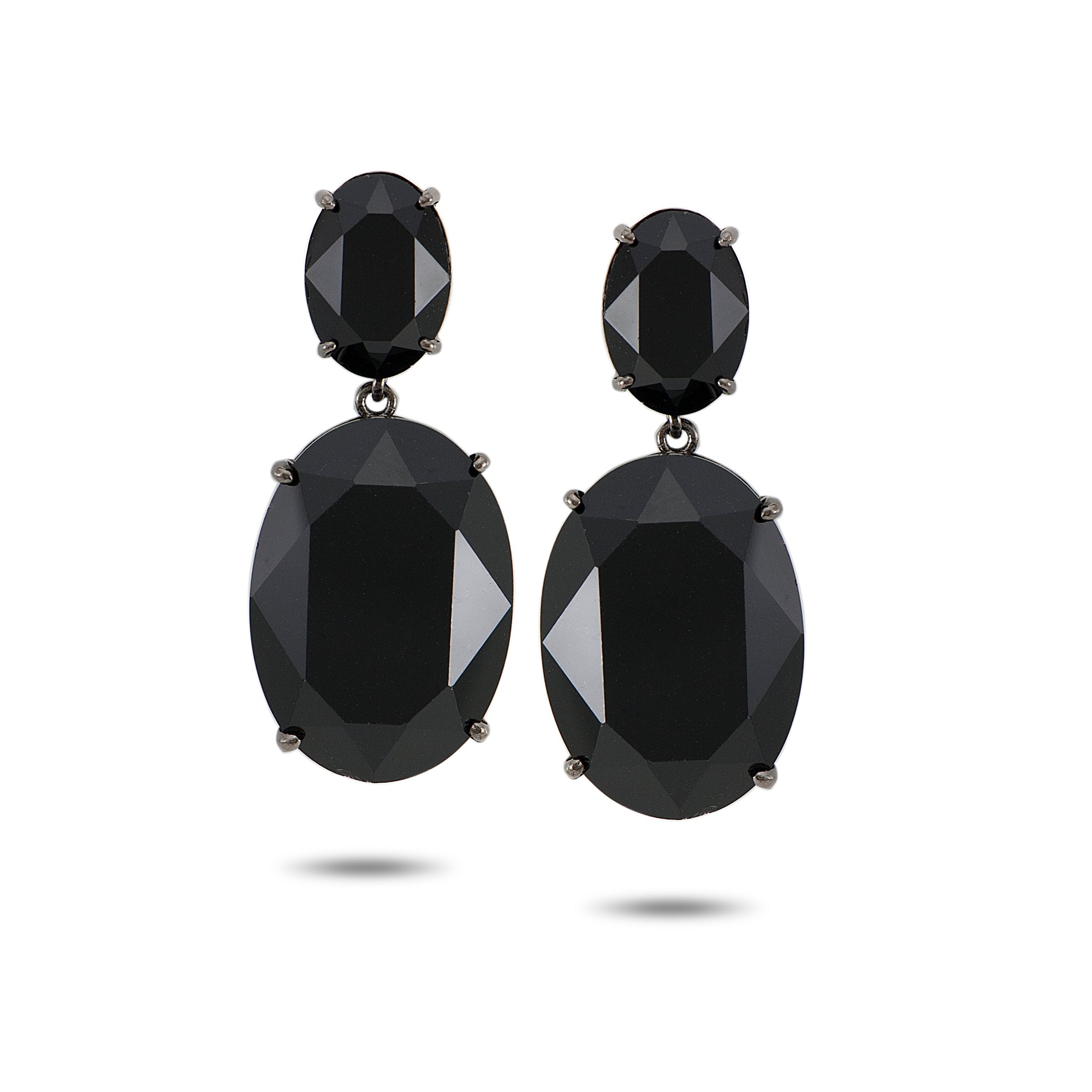 Chapeau - Oorbellen Maxima All Black - Luxedy