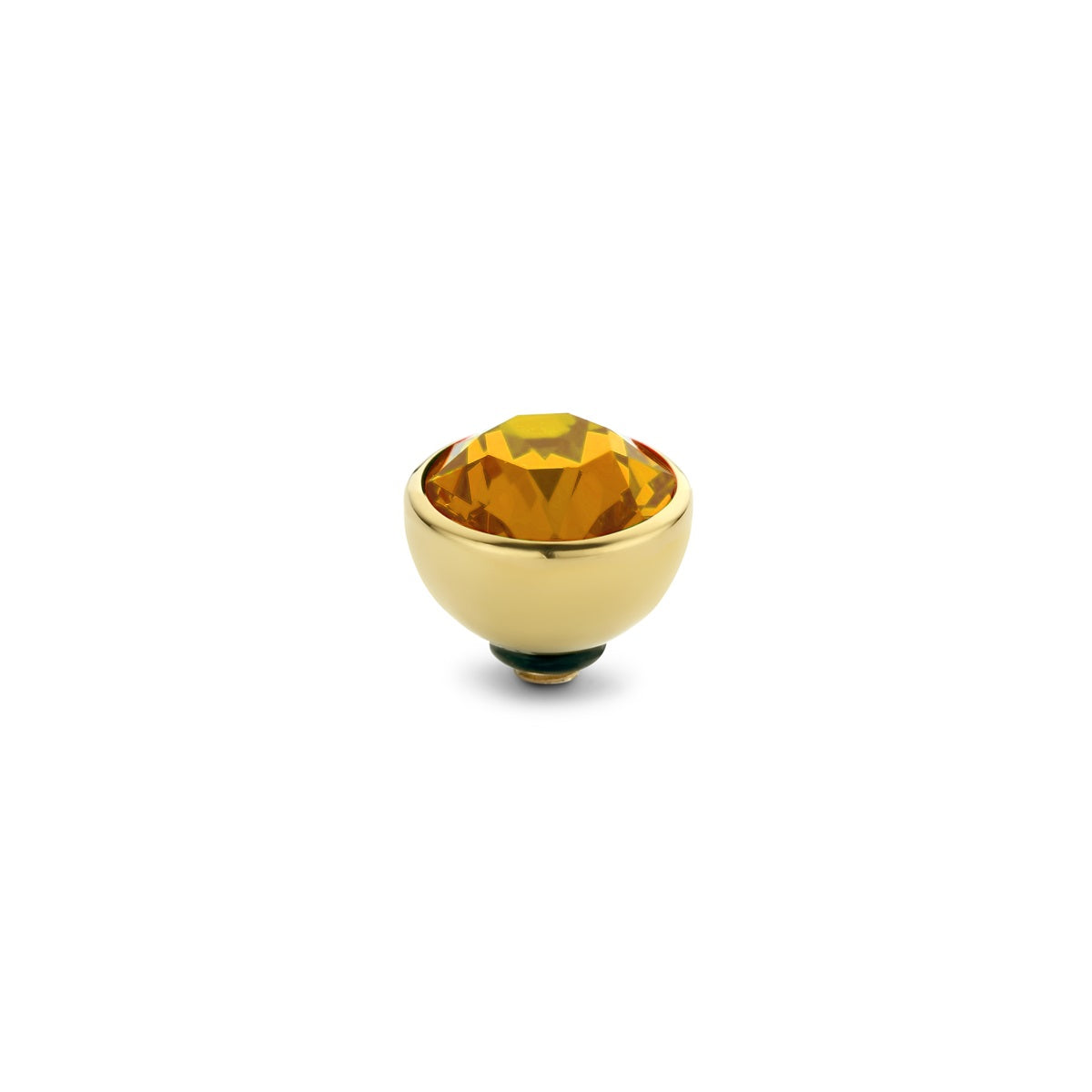Melano - Steen Twisted 6mm Orange (goud - zilver)