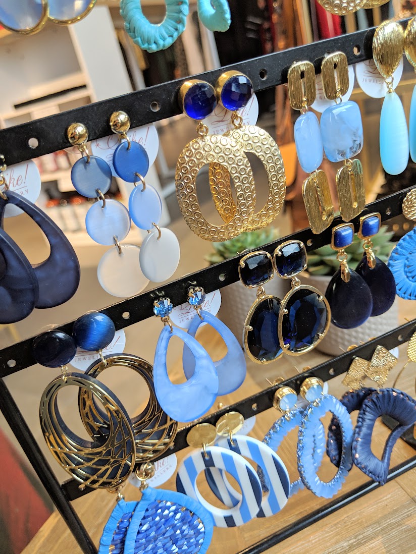 Like Jewellery - Oorbellen Yanille Blue