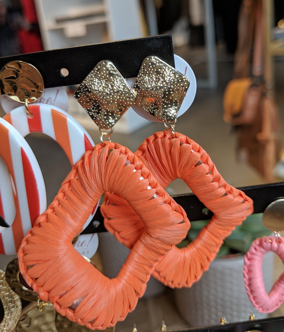Like Jewellery - Oorbellen Zaya Orange