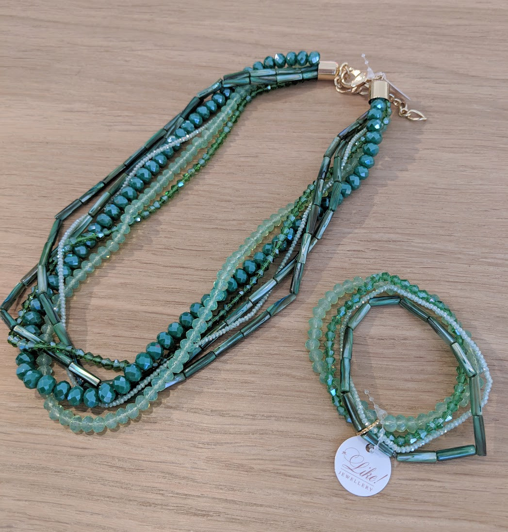 Like Jewellery - Armband Zavannah Green