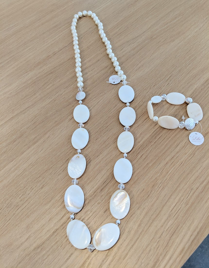 Like Jewellery - Armband Zefea White