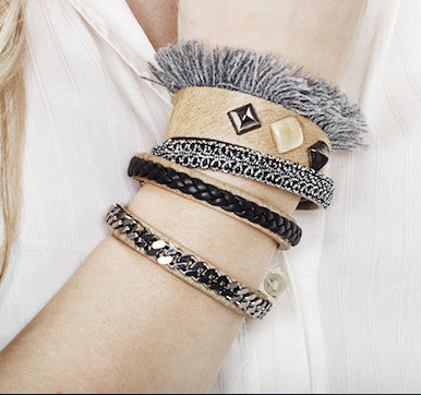 Laurence Delvallez 'Ibiza Chic' - Armband Nila White - Luxedy