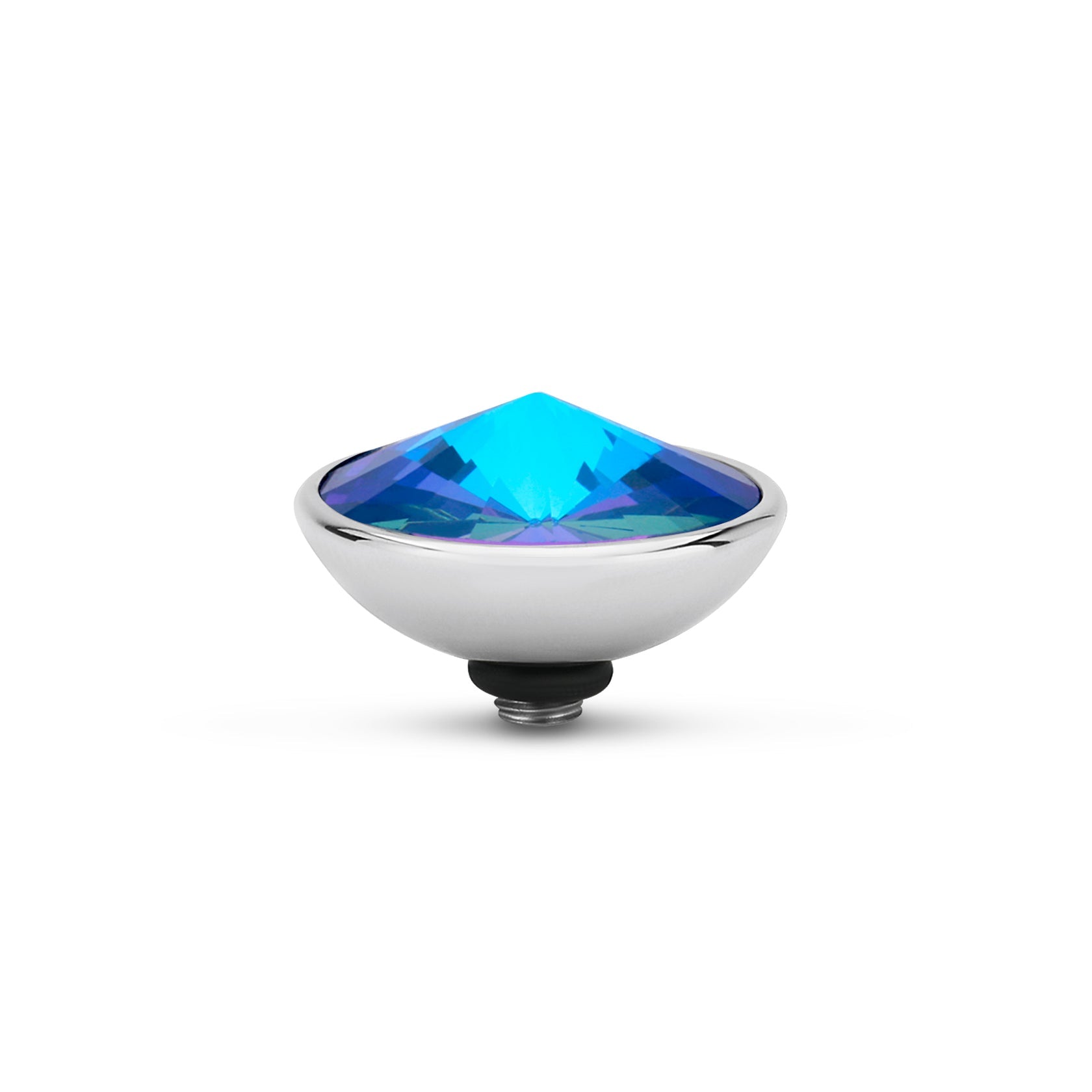 Melano - Steen Twisted Gradient Royal Blue Delite (goud/zilver)