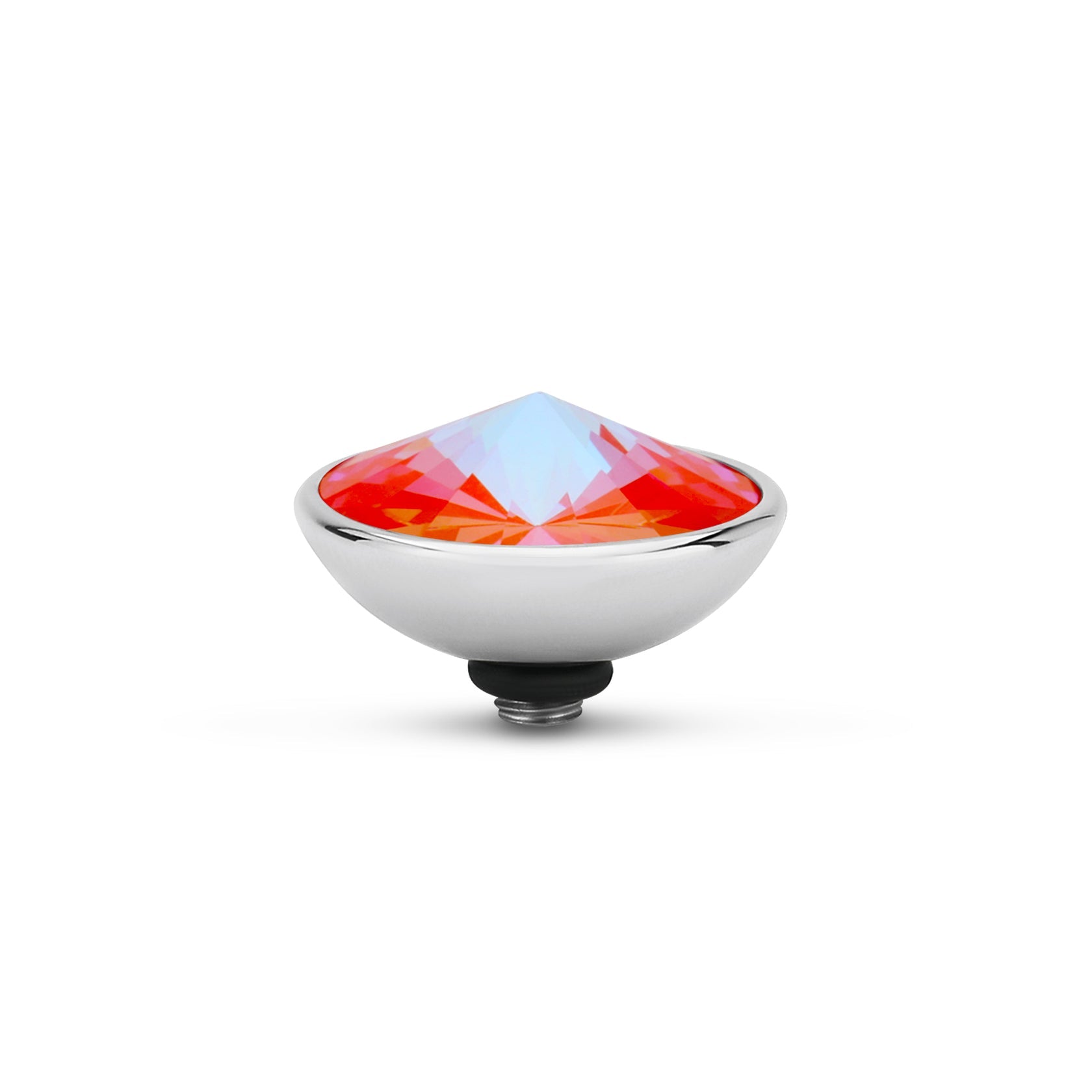Melano - Steen Twisted Gradient Orange Glow Delite (goud/zilver)