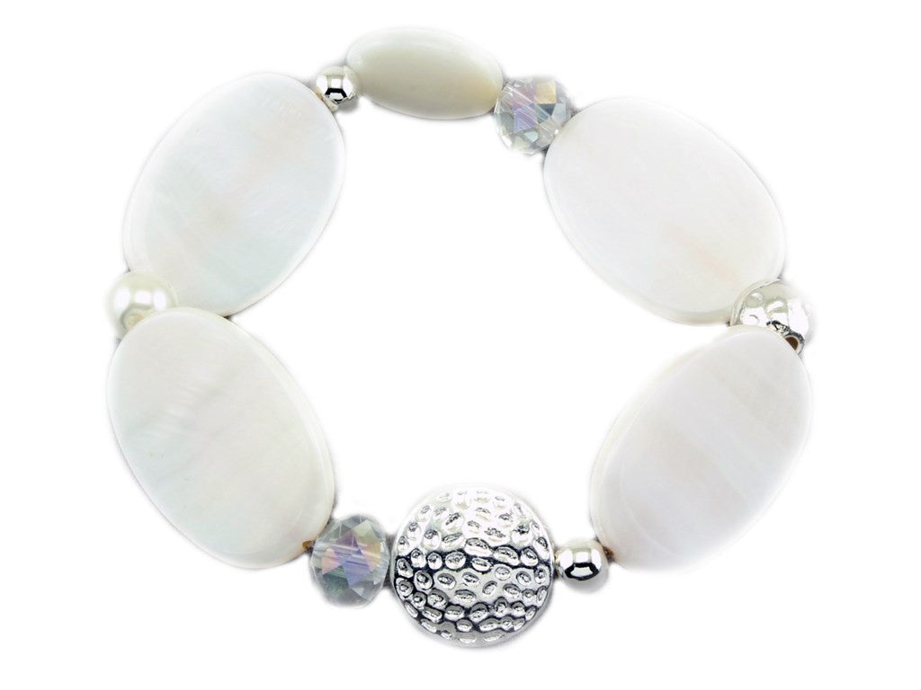 Like Jewellery - Armband Zefea White