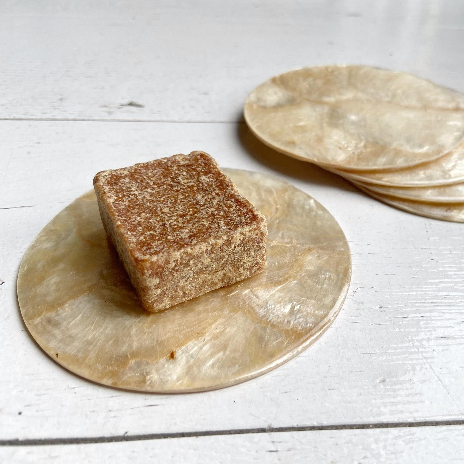 Schaaltje Plate Capiz voor Geurblokjes / Juwelen