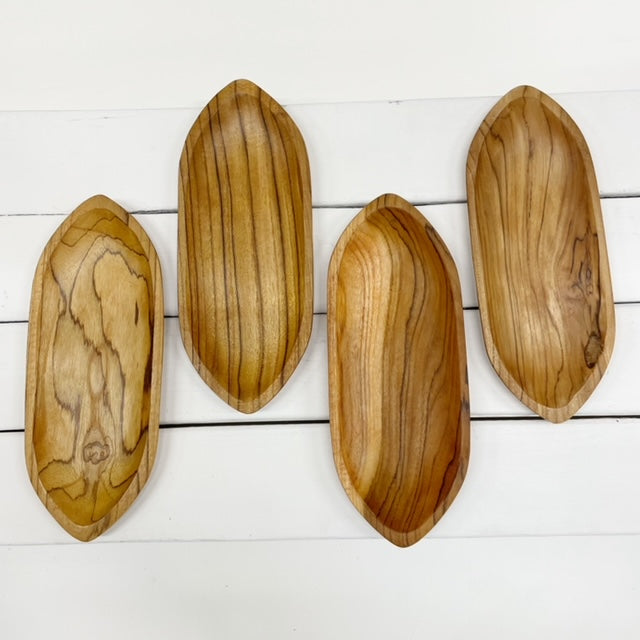 Schaaltje Wood Bean voor Geurblokjes / Juwelen