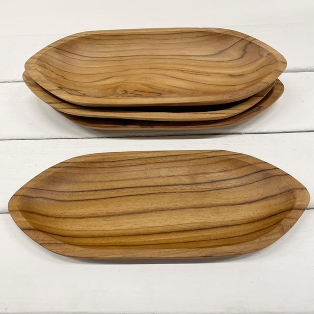 Schaaltje Wood Bean voor Geurblokjes / Juwelen