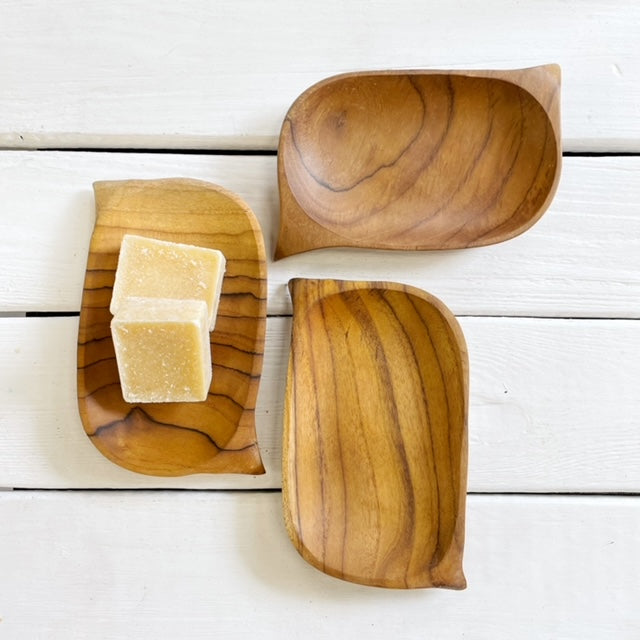 Schaaltje Wood Leaf voor Geurblokjes / Juwelen