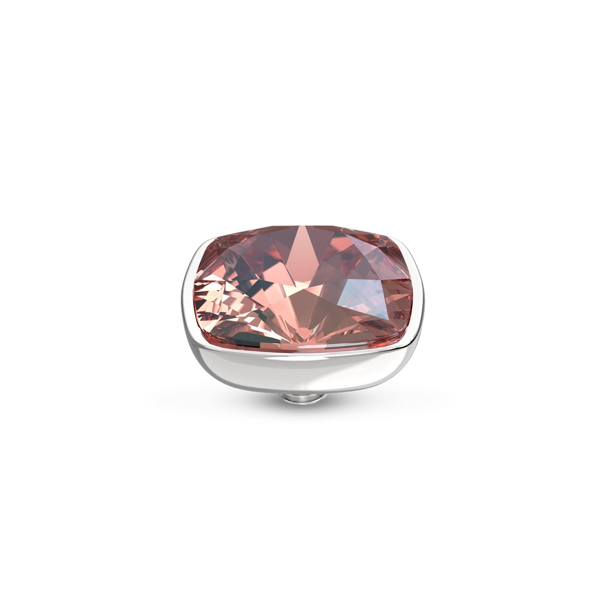 Melano - Steen Twisted Circular Maroon Goud/Zilver