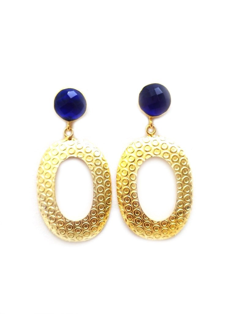 Like Jewellery - Oorbellen Yanille Blue
