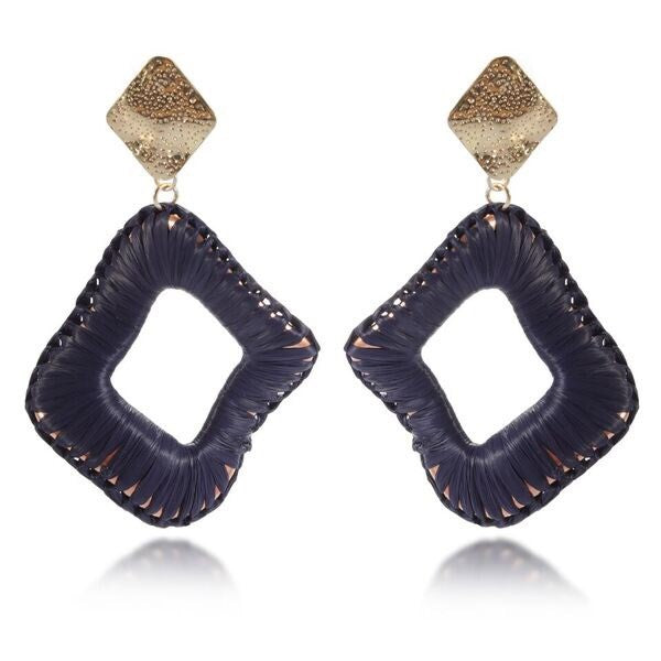 Like Jewellery - Oorbellen Zaya Dark Blue