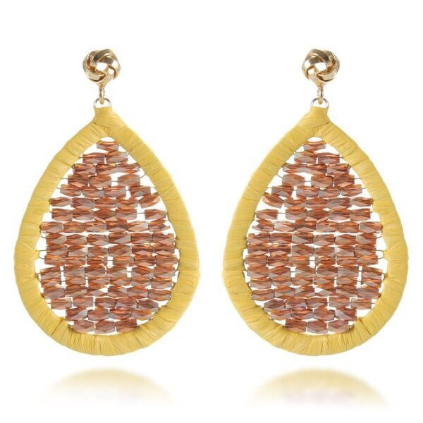 Like Jewellery - Oorbellen Zayen Lemon Yellow