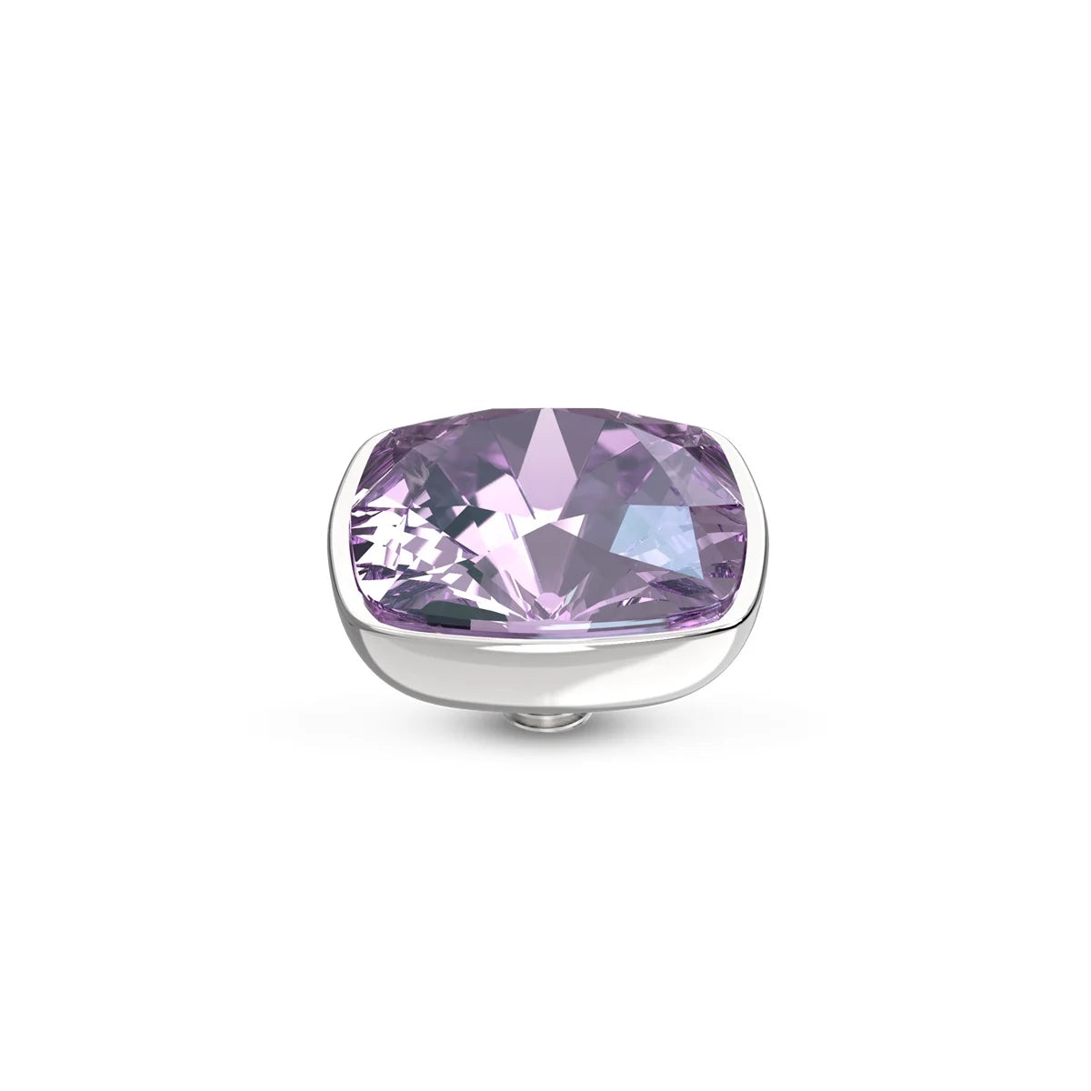 Melano - Steen Twisted Circular Purple Goud/Zilver