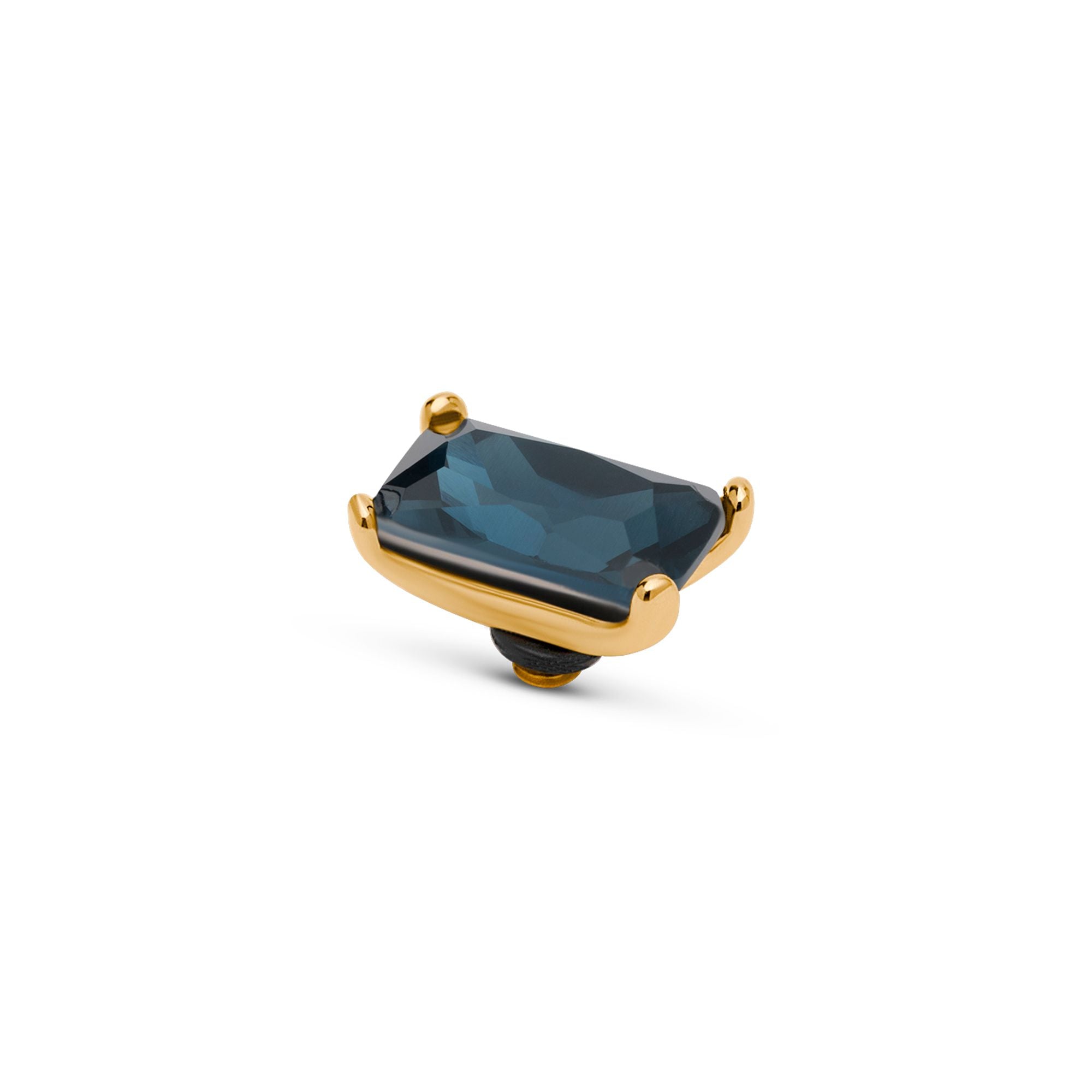Melano - Steen Twisted Baguette Montana (goud - zilver)