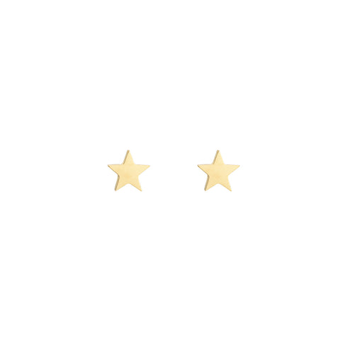 Dotti Love - Oorbellen Mini Gold Crispy Simple Star