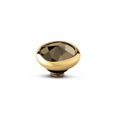 Melano - Steen Twisted Cloud 9mm Champagne Goud/Zilver