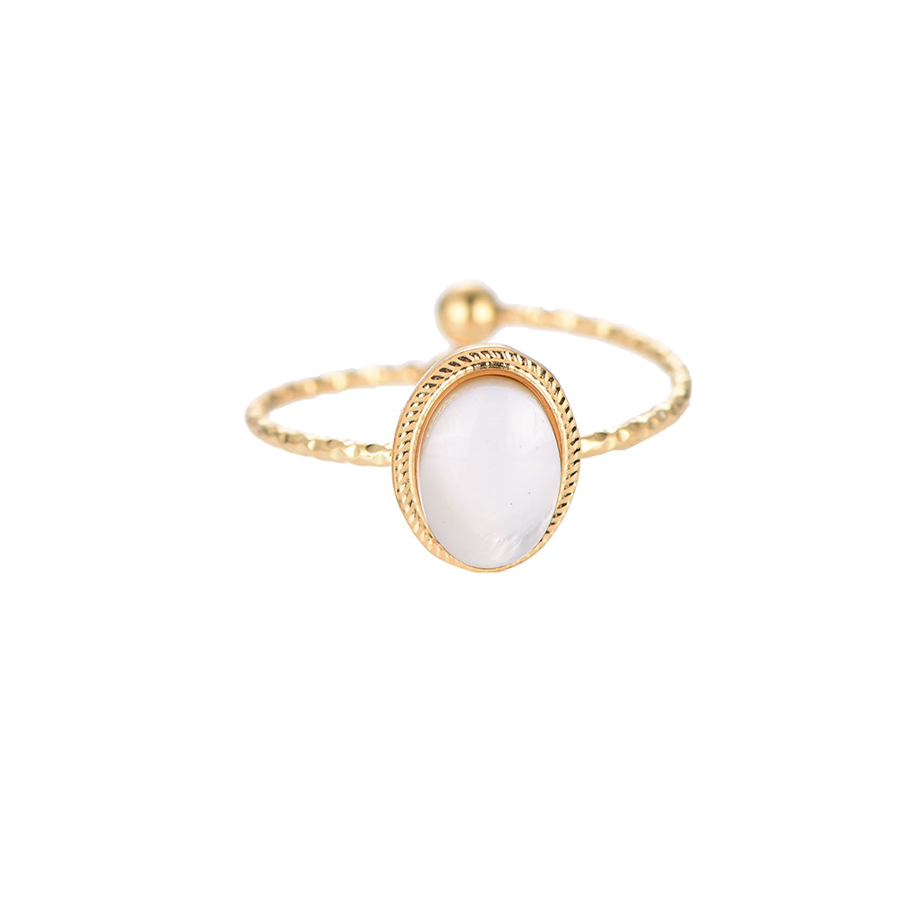 Dotti Love - Ring Gold Pearl Oval