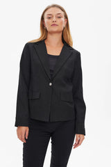 Freequent - Jas Wilo Jacket Black Shimmer