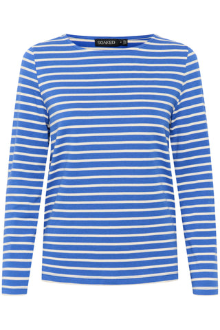 Soaked in Luxury - T-Shirt Neo Beaucoup Blue Stripes