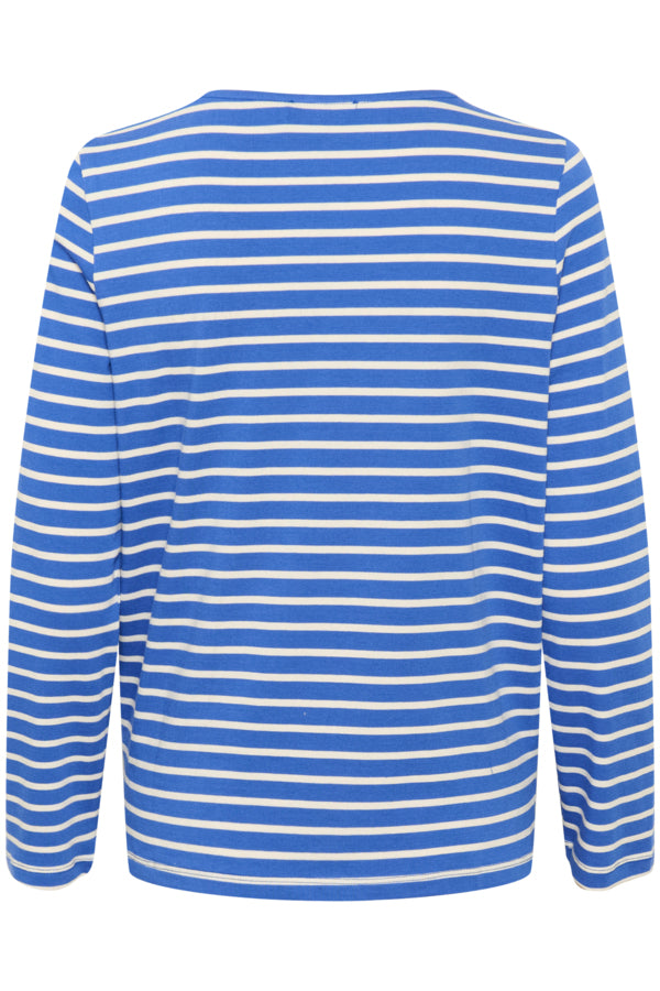 Soaked in Luxury - T-Shirt Neo Beaucoup Blue Stripes