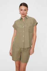 Freequent - Blouse Rosely Deep Lichen Green
