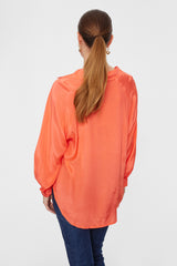 Freequent - Blouse Madde Hot Coral