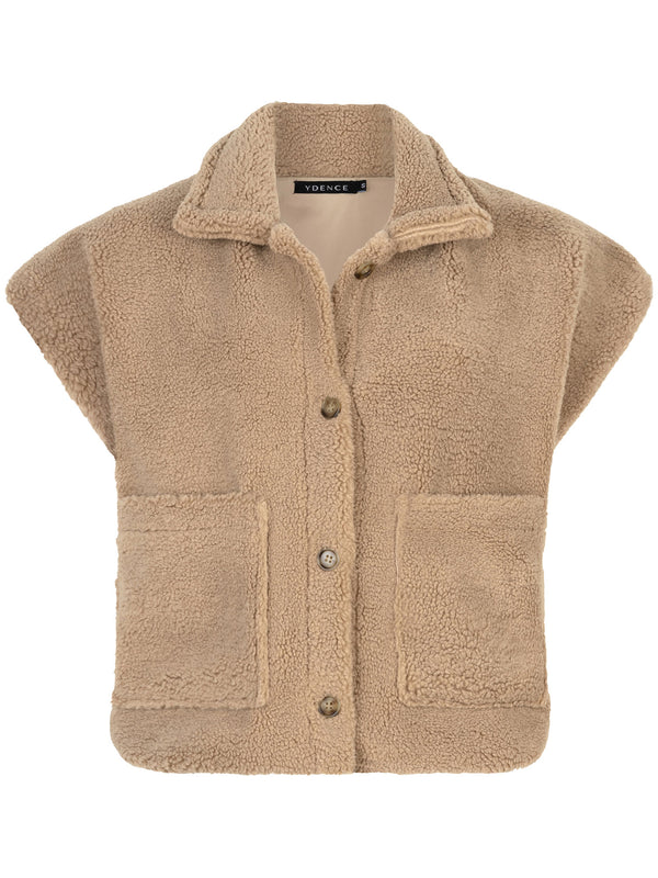 Ydence - Gilet Rejou Beige