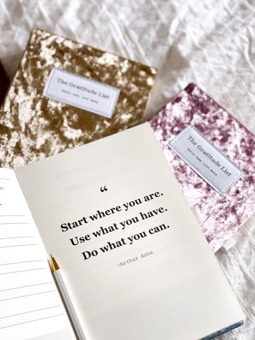 Boek/Journal - The Gratitude List Crystal