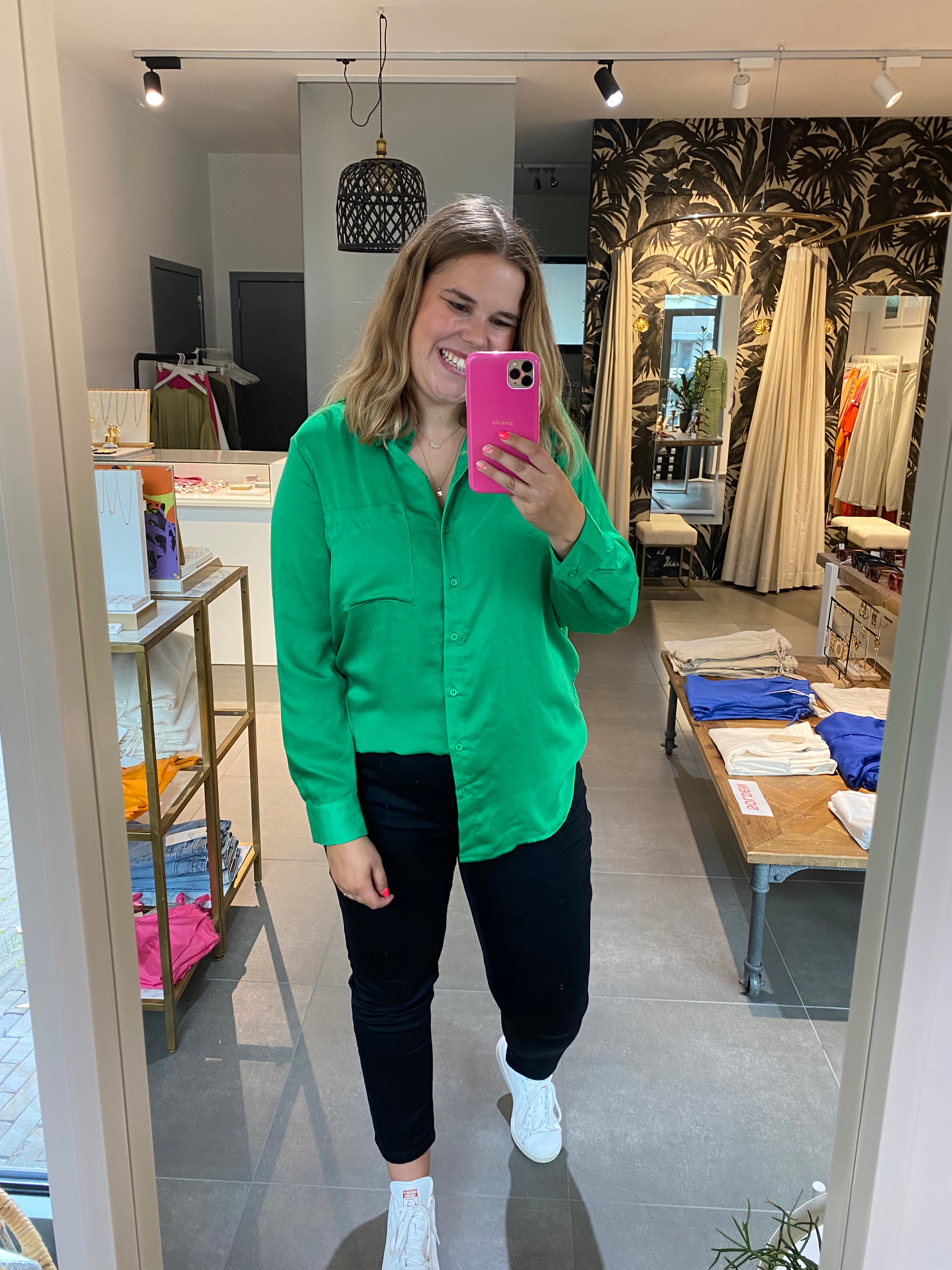 Freequent - Blouse Vert Bright Green