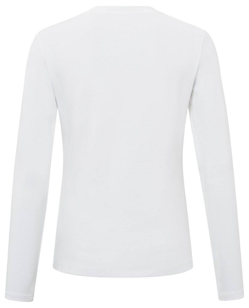 YAYA - T-Shirt Round Neck Pure White